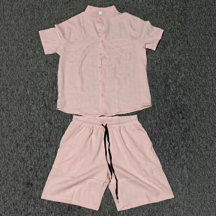 Herren Casual Kurzarm Relaxed Fit Set Echoarchiv