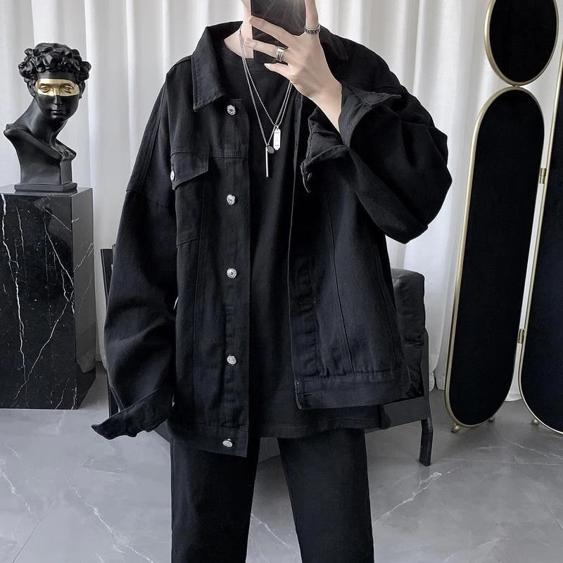 Herren Lässige Denimjacke Echoarchiv 1788342342