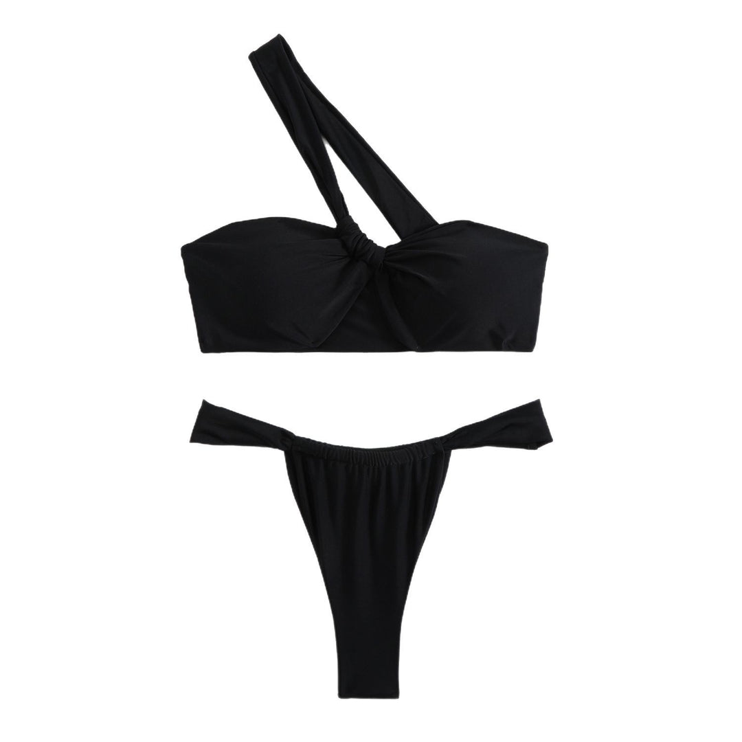 Damen Einseitiger Bandeau Bikini Echo Archiv