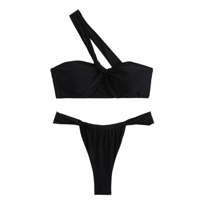 Damen Einseitiger Bandeau Bikini Echo Archiv