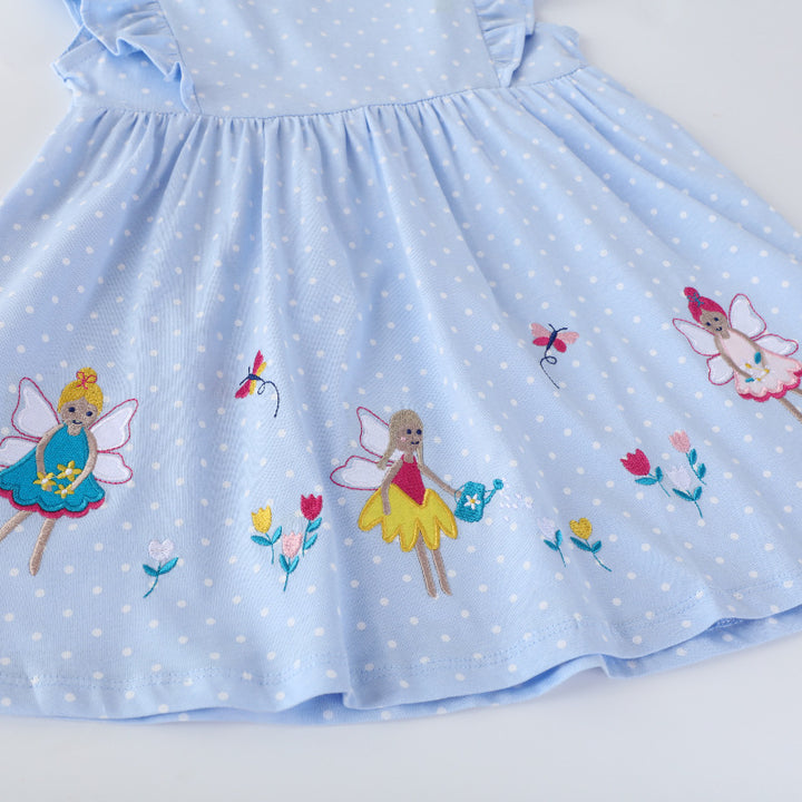 Mädchen Kleid mit niedlichen Feenapplikationen Echo Archiv