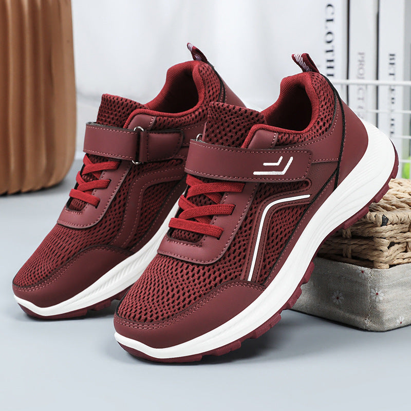 Herren nan atmungsaktiver Mesh-Freizeitsneaker mit Klettverschluss, ergonomischer EVA-Zwischensohle und profiliertem Gummi-Outdoorsohle Echo Archiv