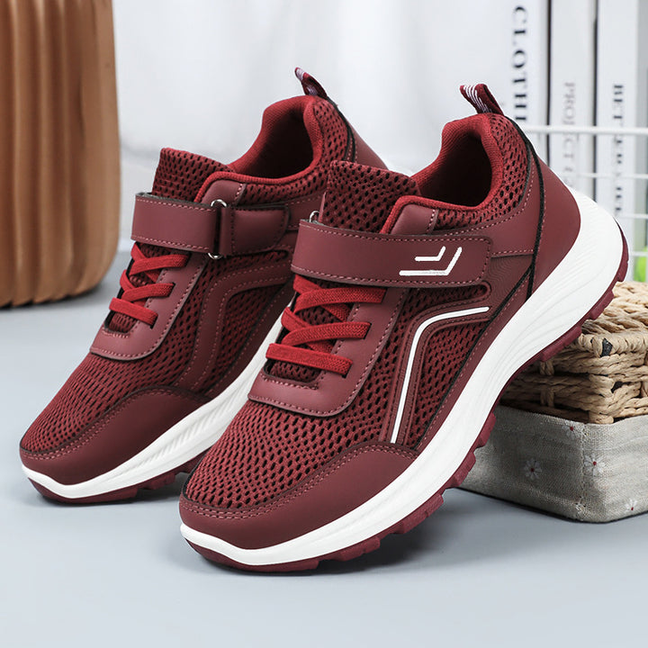 Herren nan atmungsaktiver Mesh-Freizeitsneaker mit Klettverschluss, ergonomischer EVA-Zwischensohle und profiliertem Gummi-Outdoorsohle Echo Archiv