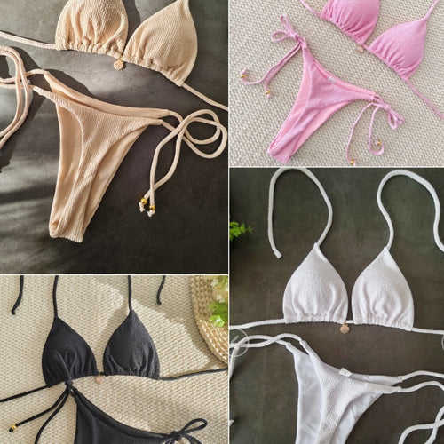 Damen Triangel-Bikini mit raffinierten Schnürdetails Echo Archiv