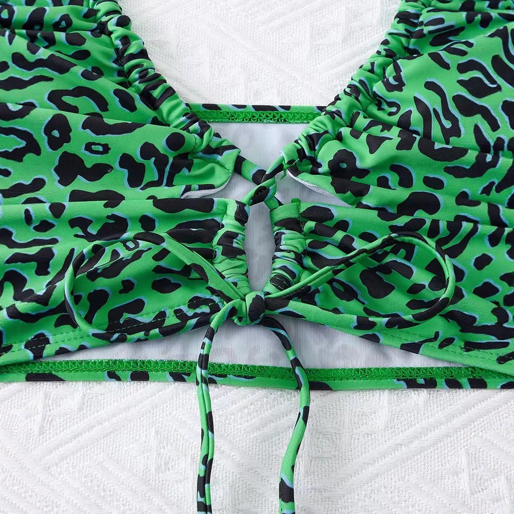 Damen Verspieltes Tiermuster Bikini-Set Echo Archiv