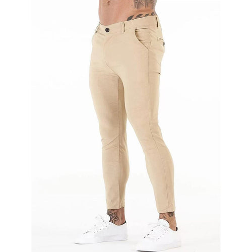 Herren Elegante Slim-Fit Chinos Echoarchiv