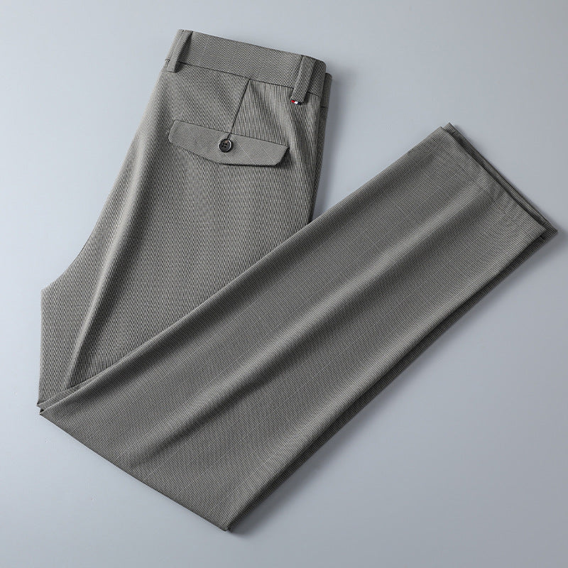 Herren eleganter Anzughose mit feinem Strukturdesign Echoarchiv