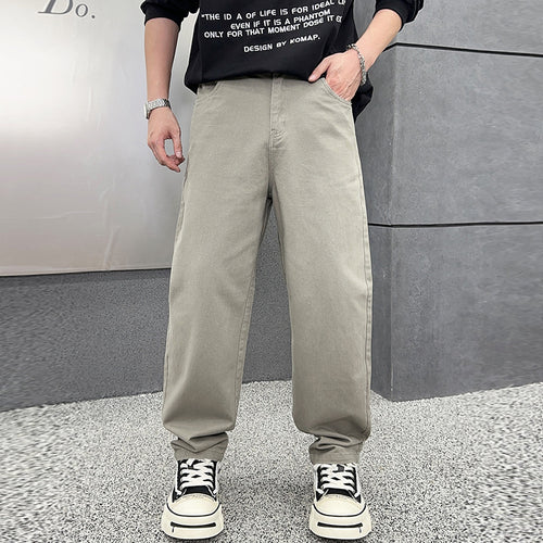 Herren weite Cargo-Jeans mit funktionalen Taschen und lässigem Schnitt Echoarchiv