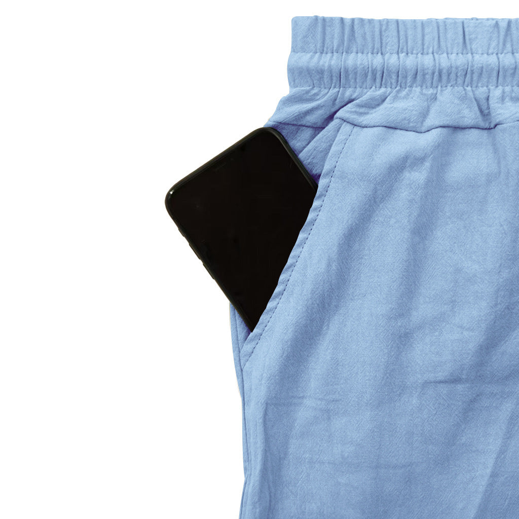 Herren Cargo-Hose mit elastischem Bund und mehreren Taschen Echoarchiv
