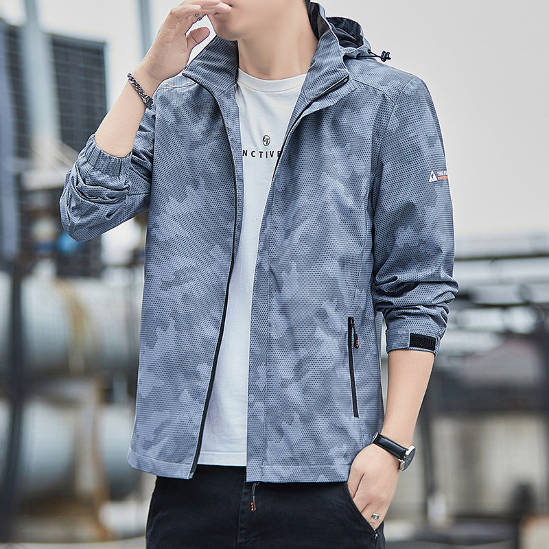 Herren Moderne Übergangsjacke Echo Archiv
