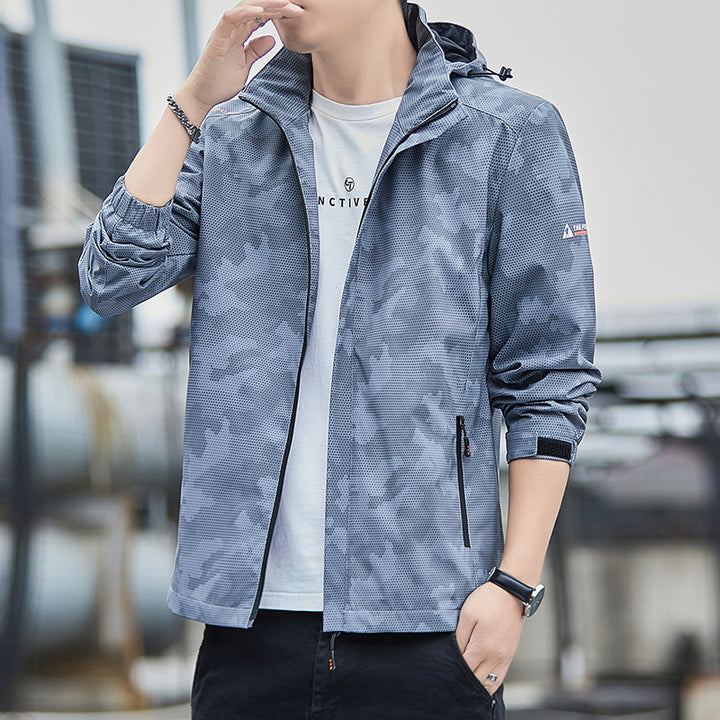 Herren Moderne Übergangsjacke Echo Archiv