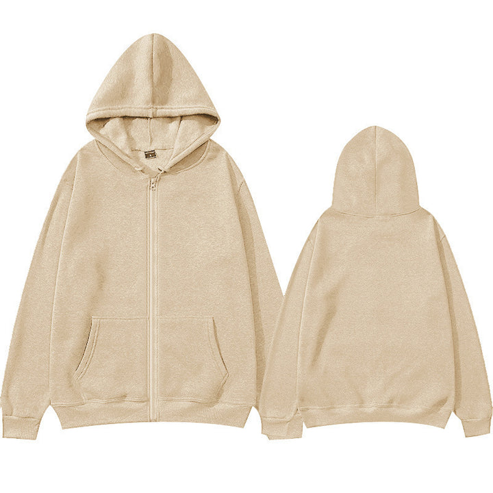 Unisex Zip-Hoodie mit robustem Metallreißverschluss, angerauter Fleece-Innenseite, geteilten Eingrifftaschen und verstärkten Nähten Echo Archiv
