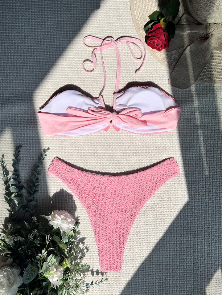 Damen Bandeau-Bikini mit raffinierten Rüschendetails Echo Archiv