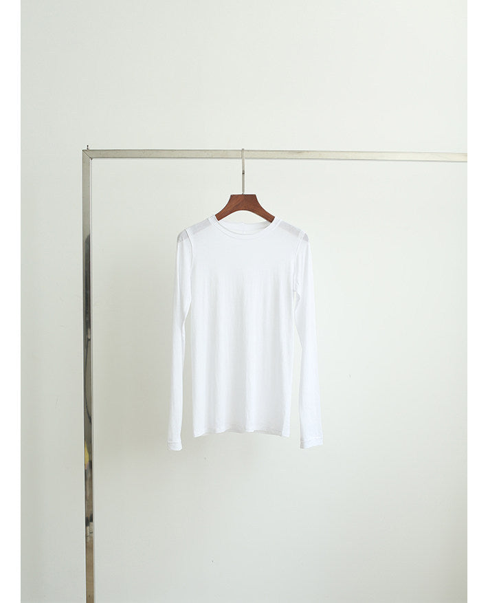 Damen Langarmshirt aus hochwertigem Baumwollmix Echoarchiv