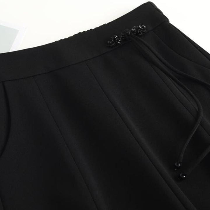 Damen Eleganter Maxirock mit hochfließendem Schnitt Echo Archiv