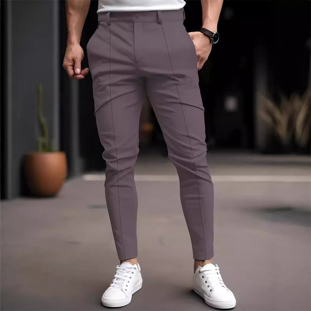 Herren Slim-Fit Chinohose mit praktischen Taschen Echoarchiv