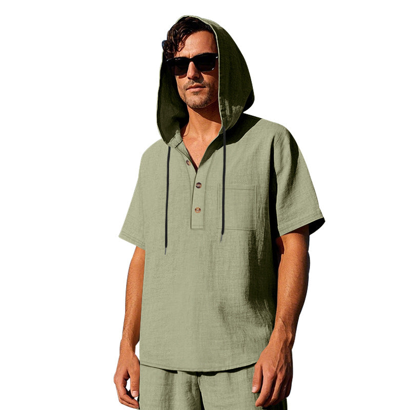 Herren lässiges Kapuzenshirt Echoarchiv