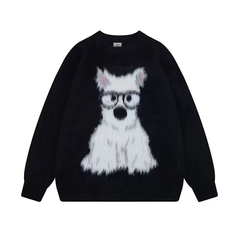 Damen Verspielter Pullover mit tierischem Motiv Echoarchiv