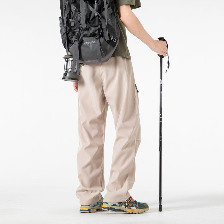 Herren Weite Utility-Cargohose mit verstärkten Kniepassen, Zipper- und Klappfächern Echo Archiv