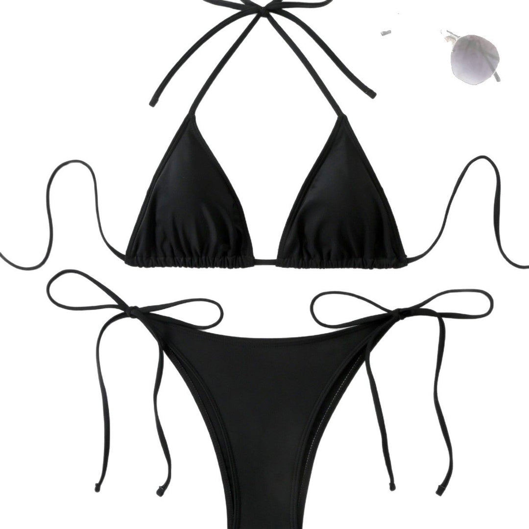 Damen Triangel-Bikini mit verstellbaren Bindebändern Echo Archiv