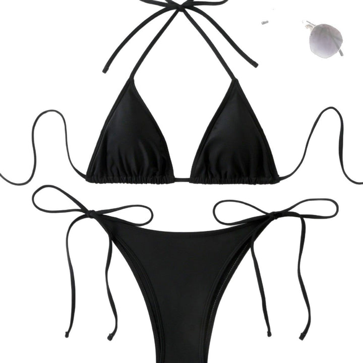 Damen Triangel-Bikini mit verstellbaren Bindebändern Echo Archiv