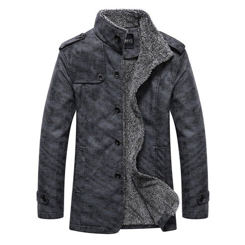 Herren modische Winterjacke mit kuscheligem Innenfutter Echoarchiv