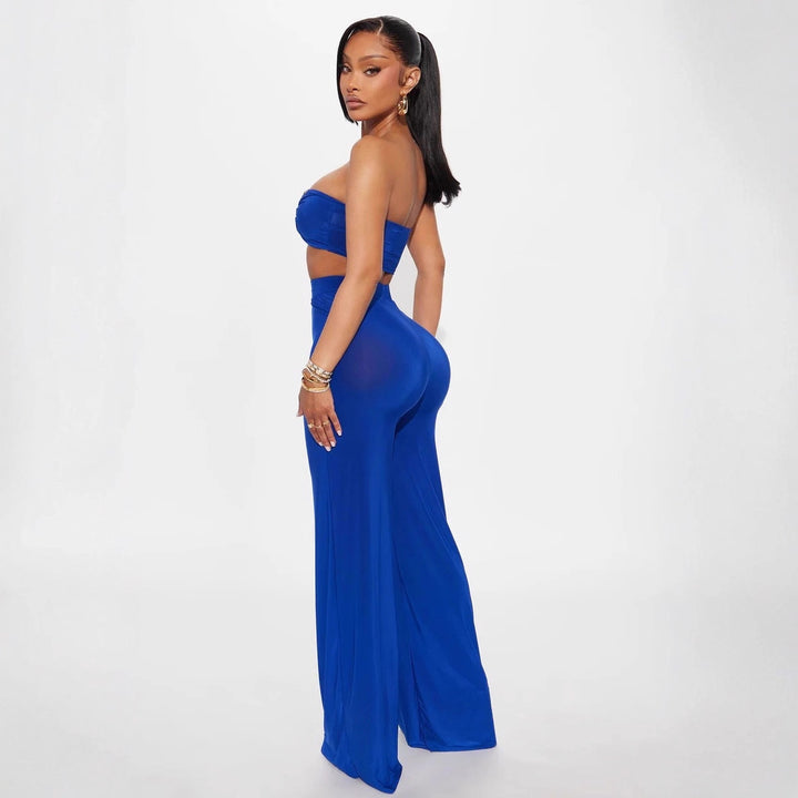 Damen Cut-Out Oberteil mit high-waisted Hose Echo Archiv