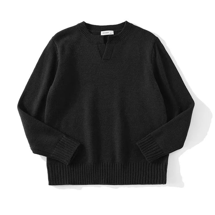 Damen Grobstrickpullover mit Stehkragen Echoarchiv