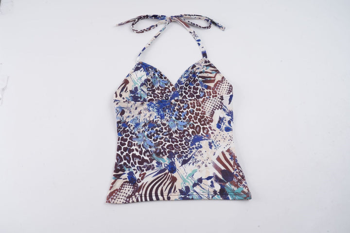 Damen-Bikinitop mit floralem und animalischem Muster Echo Archiv