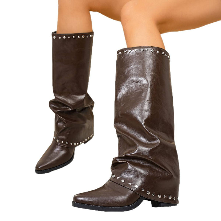 Damen Exklusive Stiefel mit Glitzer-Akzenten Echo Archiv