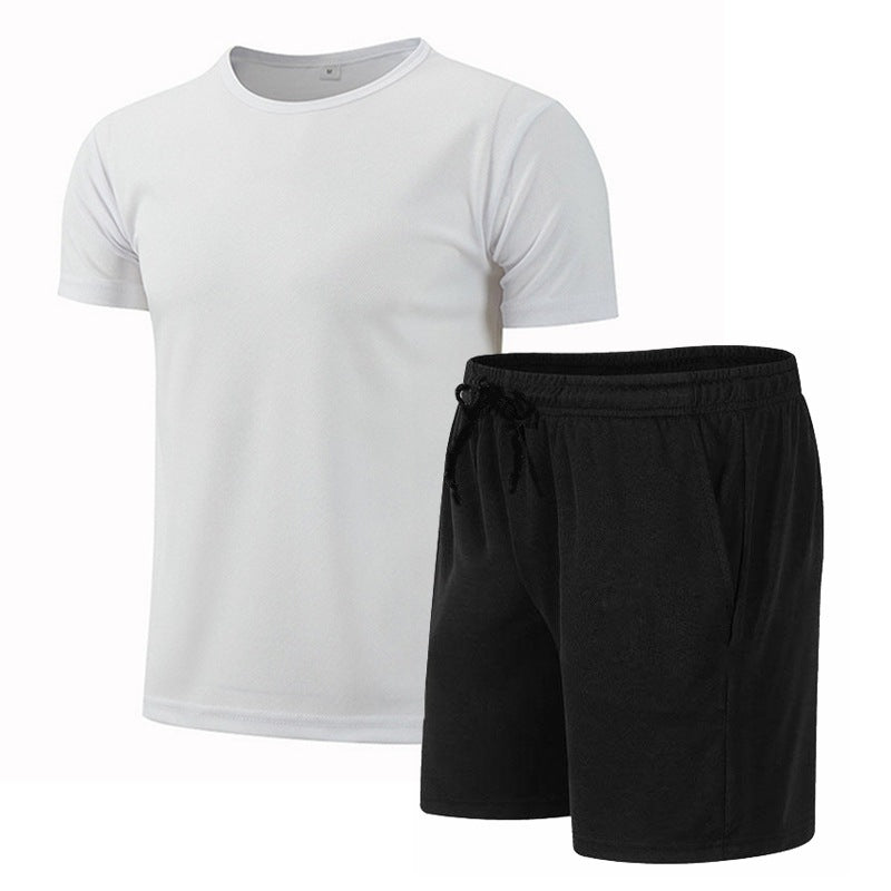 Herren sportliches Funktionsset mit T-Shirt und Shorts Echoarchiv