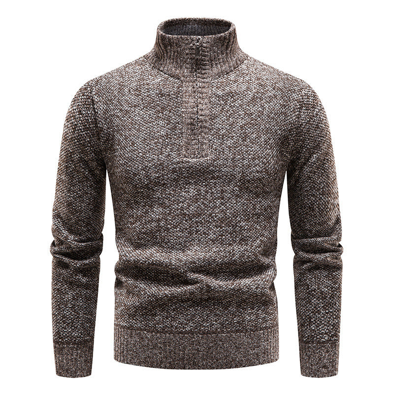 Herren Stehkragen Pullover aus hochwertigen Baumwollmix Echoarchiv