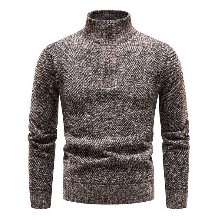 Herren Stehkragen Pullover aus hochwertigen Baumwollmix Echoarchiv
