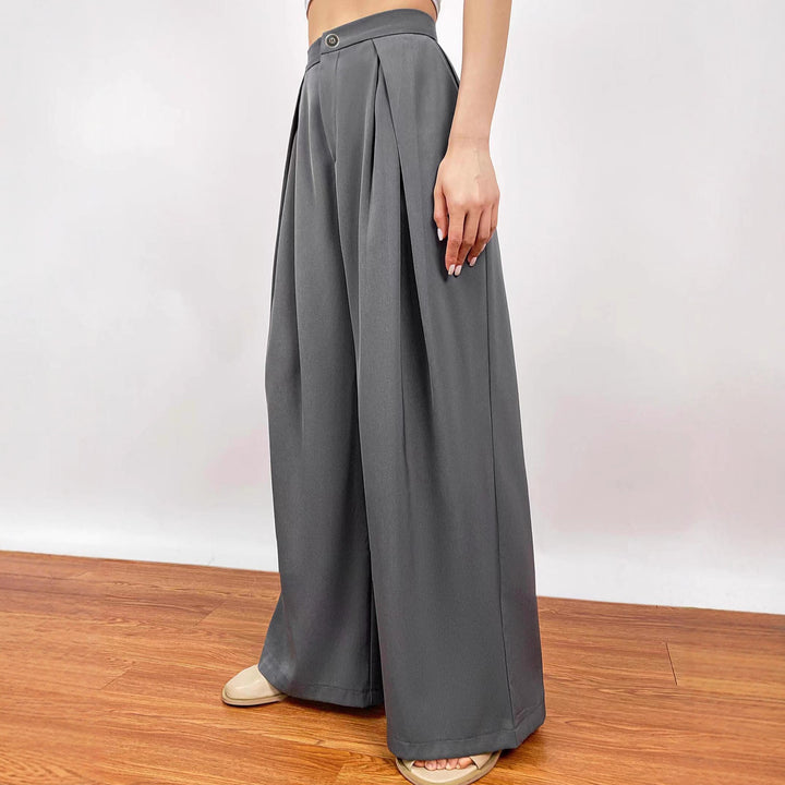 Damen Modische und lässige Wide-Leg-Hosen Echo Archiv