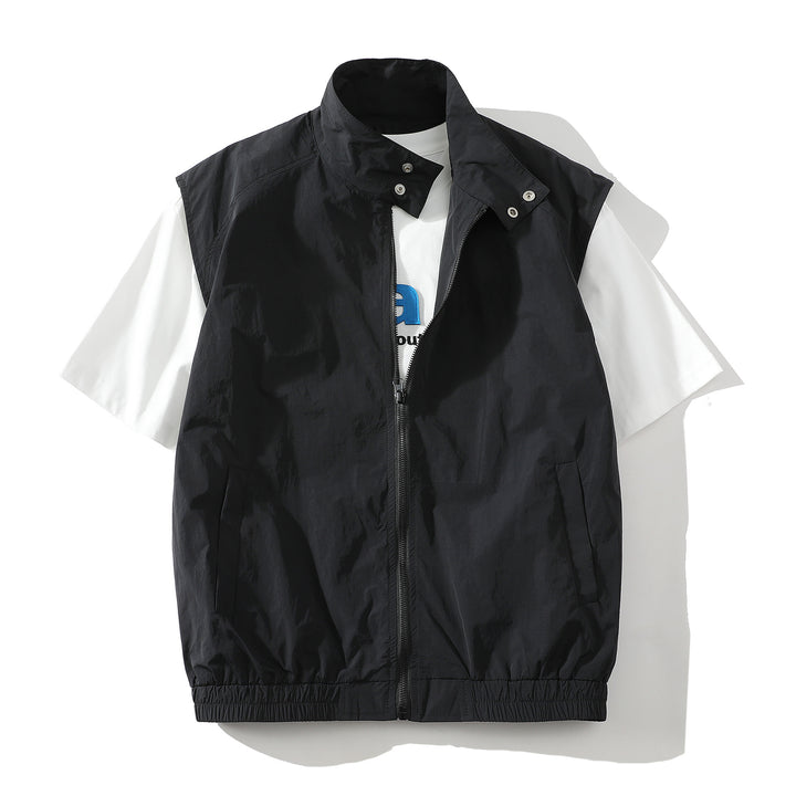Herren trendige ärmellose Jacke mit modernem Design Echoarchiv