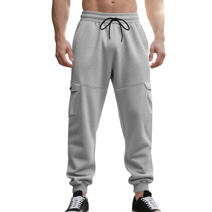 Herren Cargo-Trainingshose mit elastischem Bund und praktischen Seitentaschen Echoarchiv