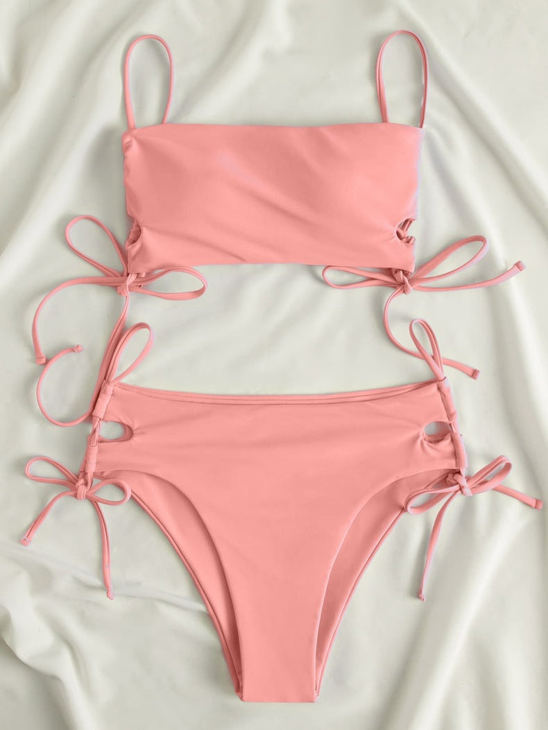 Damen Bandeau-Bikini mit raffinierten Bindebändern Echo Archiv