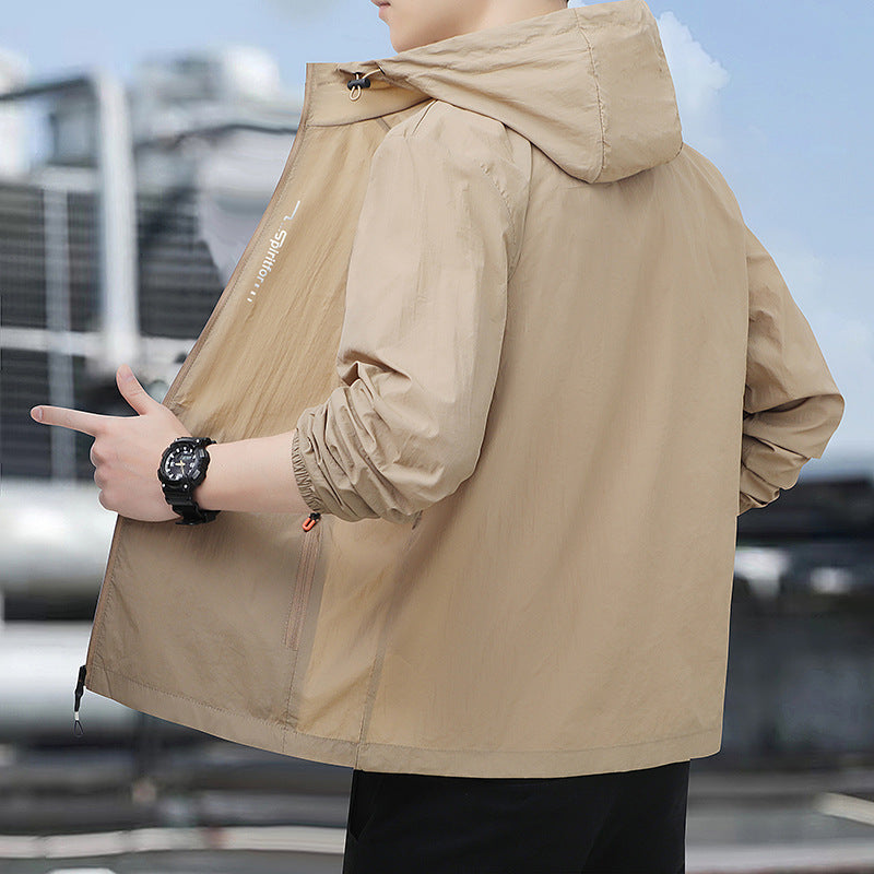 Herren Leichte Windjacke Echo Archiv