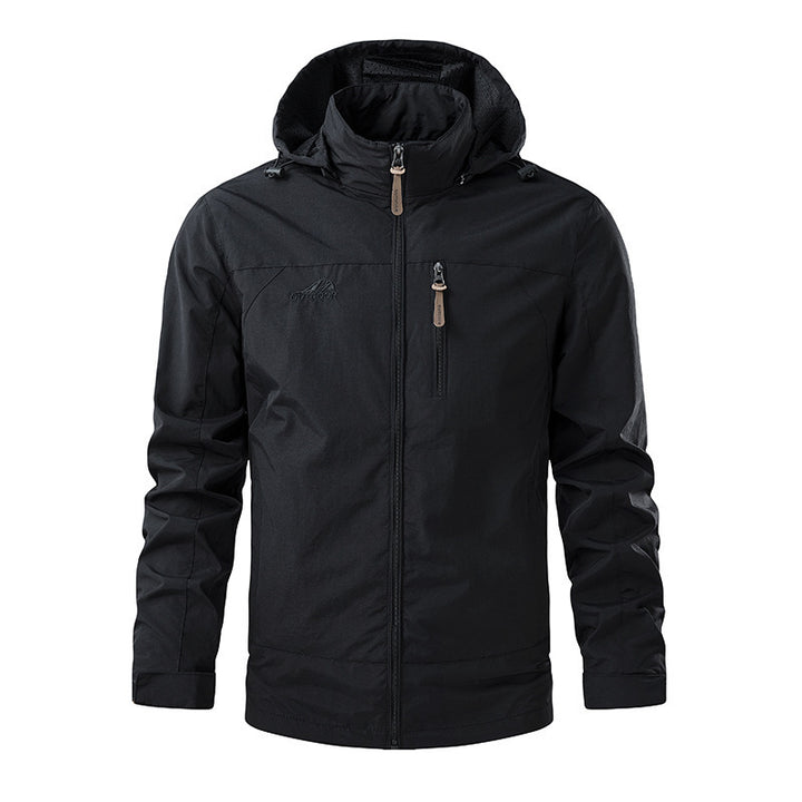 Herren Leichte Funktionsjacke mit abnehmbarer Kapuze Echo Archiv