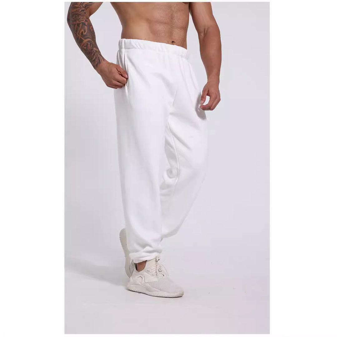 Herren bequeme Jogginghose mit elastischem Bund und seitlichen Eingrifftaschen Echoarchiv