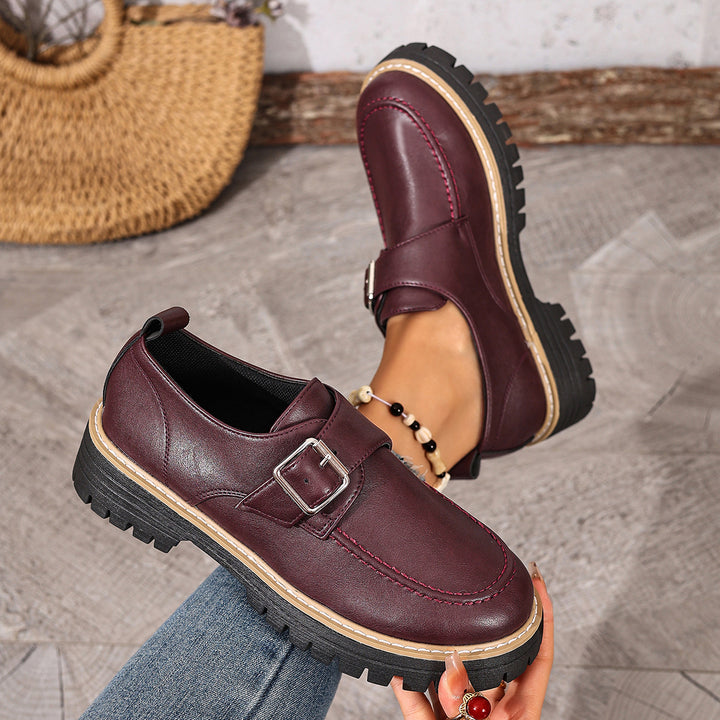 Damen Bequeme und stilvolle Slip-Ons mit Schnallen-Detail – Lioré