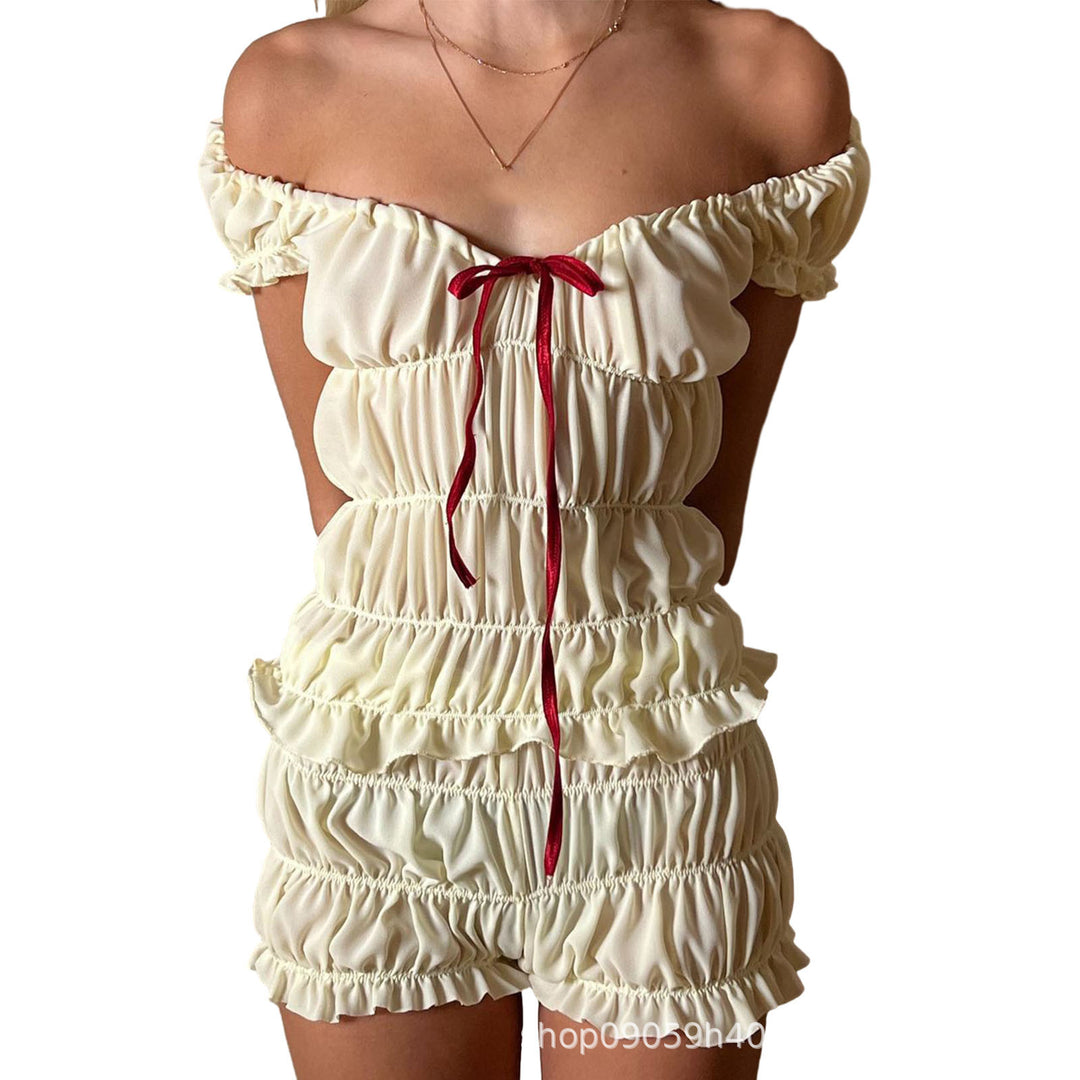 Damen Off-Shoulder Sommeroverall Echo Archiv
