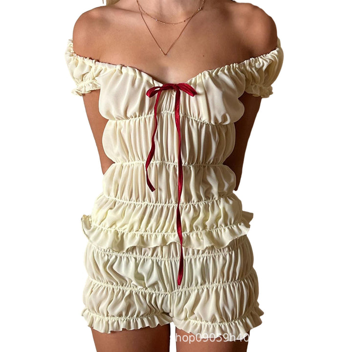 Damen Off-Shoulder Sommeroverall Echo Archiv