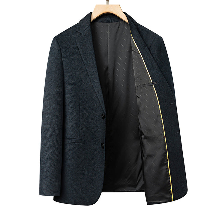 Herren modischer Blazer mit elegantem Strukturmuster Echoarchiv