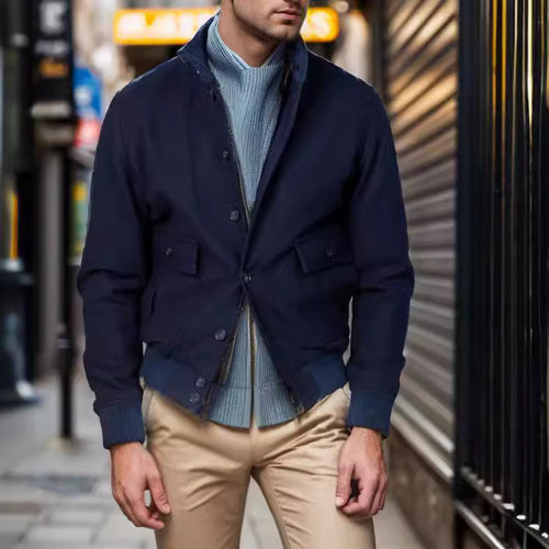 Herren modische Utility-Jacke mit praktischen Taschen Echoarchiv 1760428331