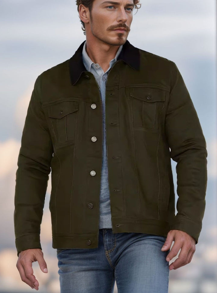 Herren stylische Utility-Jacke mit funktionalen Details Echoarchiv