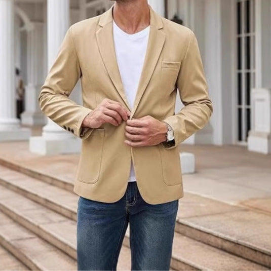 Herren eleganter Sakko mit schmalem Schnitt Echoarchiv