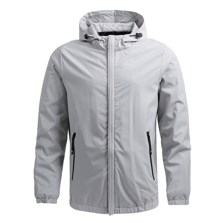 Herren Atmungsaktive Outdoorjacke mit verstellbarem Kragen Echo Archiv