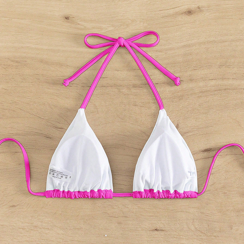 Damen Triangel-Bikinioberteil mit verstellbaren Bindebändern Echo Archiv