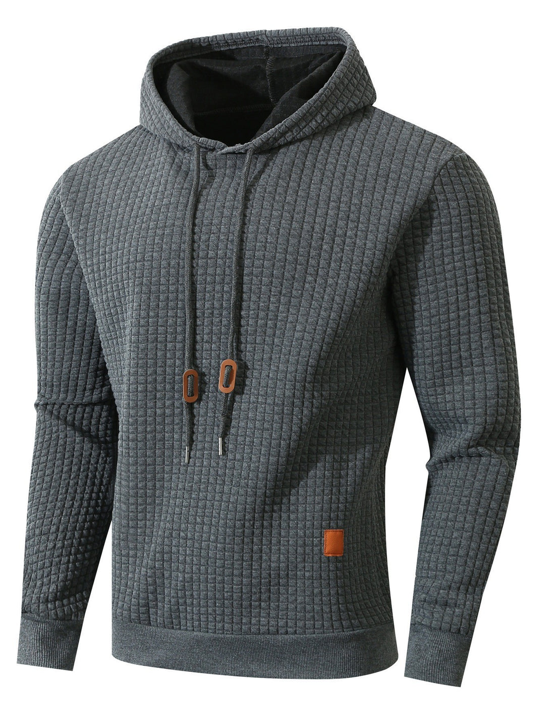 Herren Hoodie mit strukturiertem Design und praktischen Taschen Echoarchiv